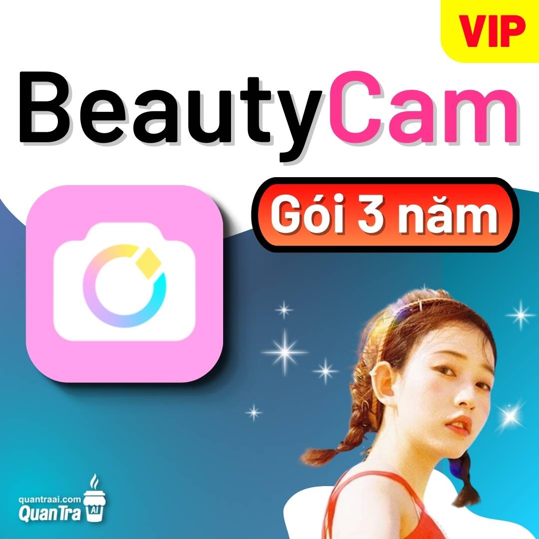 Tài khoản BeautyCam VIP 3 năm