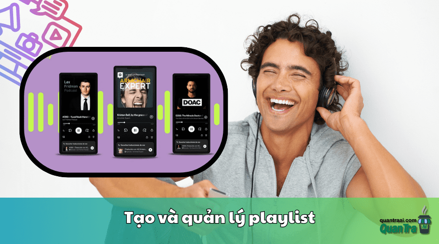 Mua gói Spotify bằng Momo - Tạo và quản lý playlist