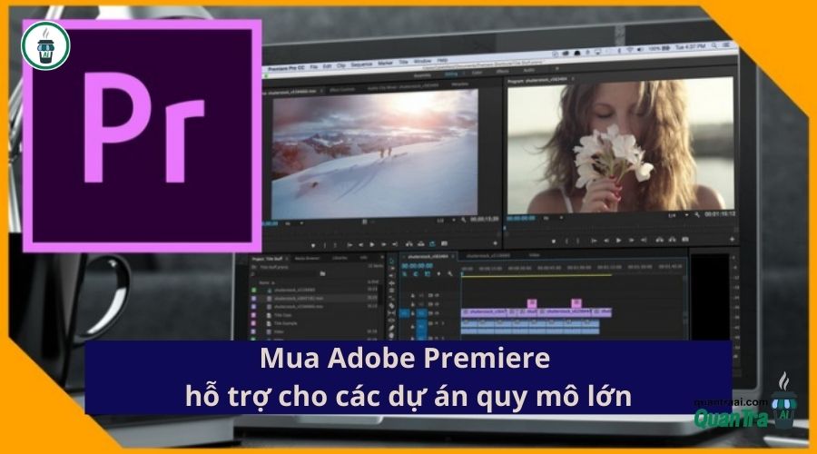 Mua Adobe Premiere hỗ trợ cho các dự án quy mô lớn