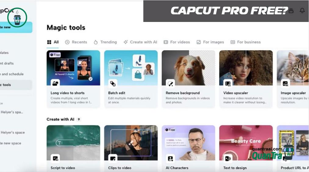 tài khoản CapCut Pro free
