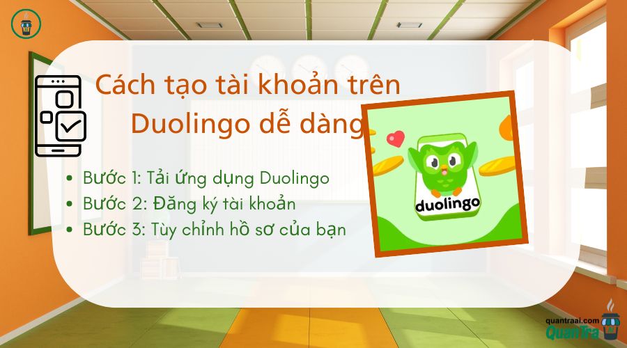 Cách tạo tài khoản trên Duolingo dễ dàng